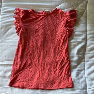 Kate Quinn 5y Bamboo Ruffle Sleeve Tank